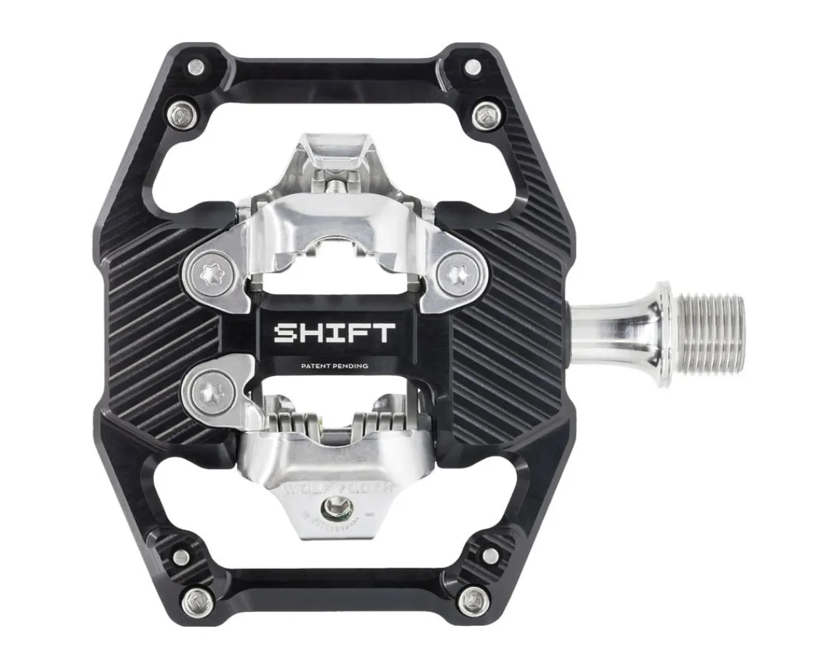 Wolf Tooth Components Pedals & Cleats|SHIFT Downhill Clipless Pedal (Black)
