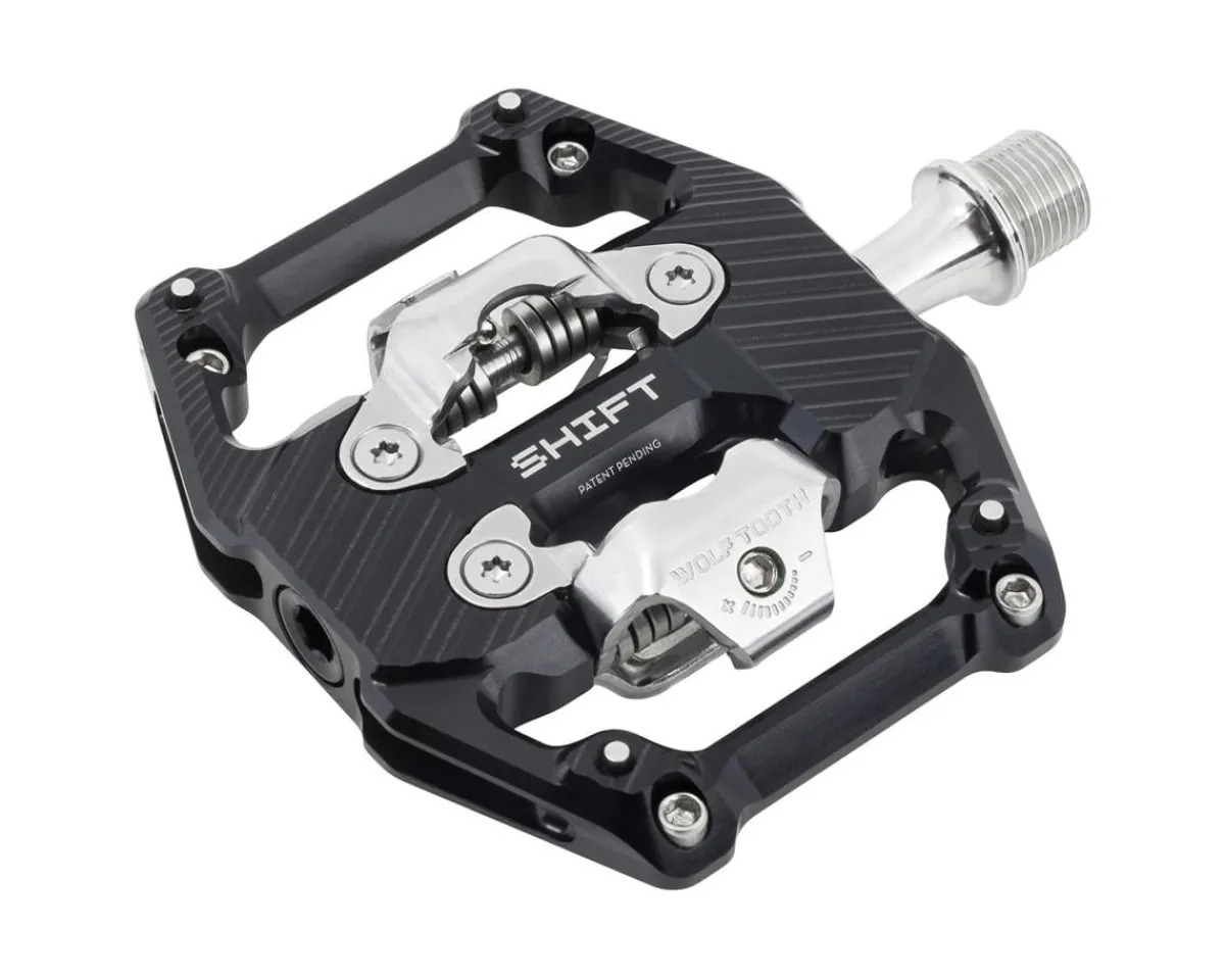 Wolf Tooth Components Pedals & Cleats|SHIFT Downhill Clipless Pedal (Black)
