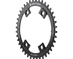 Wolf Tooth Components Chainrings & Accessories|Shimano 4-Bolt Chainring (Black) (Drop-Stop B) (Single) (38T) (110mm Asym. BCD)