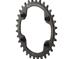 Wolf Tooth Components Chainrings & Accessories|Shimano Chainring (Black) (XTR M9000/M9020) (Drop-Stop A) (Single) (32T) (96mm BCD)