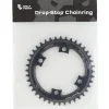 Wolf Tooth Components Chainrings & Accessories|SRAM Road Chainring (Black) (107mm BCD) (Drop-Stop B) (Single) (40T) (Works for Flattop)