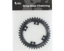 Wolf Tooth Components Chainrings & Accessories|SRAM Road Chainring (Black) (107mm BCD) (Drop-Stop B) (Single) (40T) (Works for Flattop)