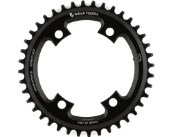 Wolf Tooth Components Chainrings & Accessories|SRAM Road Chainring (Black) (107mm BCD) (Drop-Stop B) (Single) (40T) (Works for Flattop)