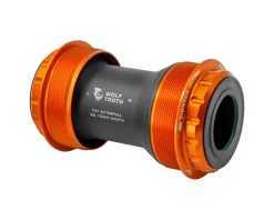 Wolf Tooth Components Bottom Brackets & Parts|T47 External Bottom Bracket (Orange) (24mm | Shimano) (68/73mm)