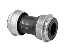 Wolf Tooth Components Bottom Brackets & Parts|T47 External Bottom Bracket (Raw Silver) (24mm | Shimano) (68/73mm)