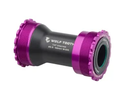 Wolf Tooth Components Bottom Brackets & Parts|T47 Internal Bottom Bracket (Ultraviolet Purple) (24mm | Shimano) (85.5/92mm)