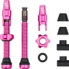 Wolf Tooth Components Tubeless Tire Tools|Tubeless Accessories|Tubeless Valve Stem Kit For Clik Valve (Pink) (44mm)