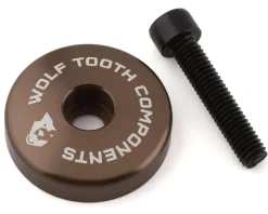 Wolf Tooth Components Headsets & Spacers|Ultralight Stem Cap w/ Integrated Spacer (Espresso) (5mm)