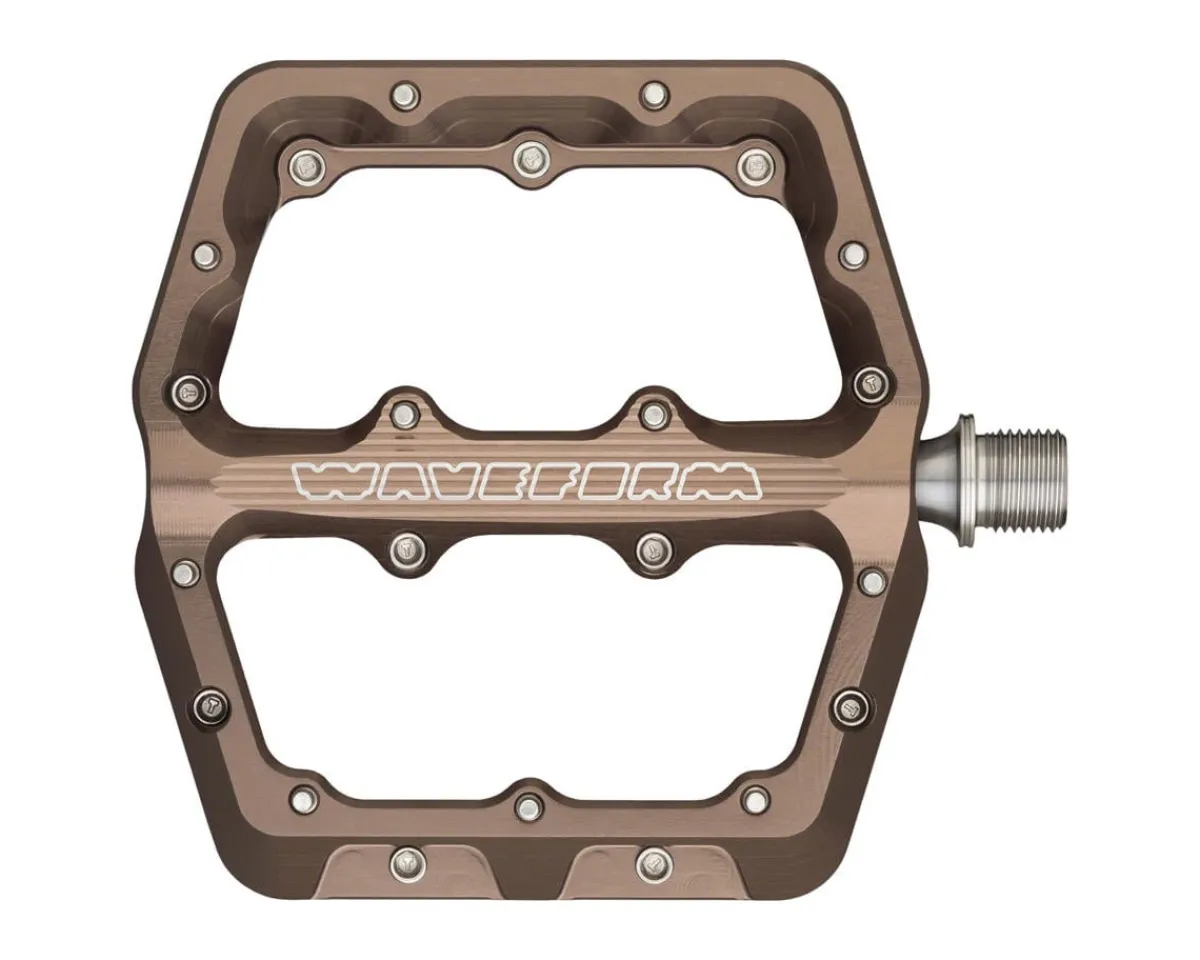 Wolf Tooth Components Pedals & Cleats|Waveform Platform Pedals (Espresso) (L)