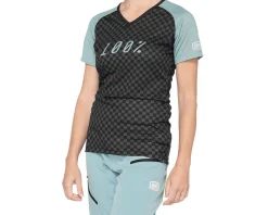 1 Clothing Sale|Jerseys|00% Women's Airmatic Jersey (Seafoam Checkers) (XL)