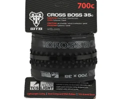 WTB Tires|Cross Boss TCS Tubeless Tire (Black) (700c) (35mm) (Light/Fast Rolling)