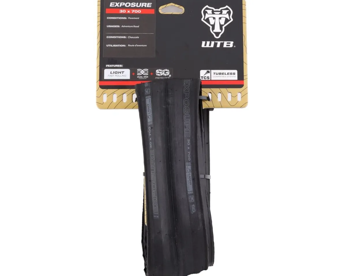 WTB Tires|Exposure Tubeless All-Road Tire (Black) (700c) (30mm) (Light/Fast w/SG2)