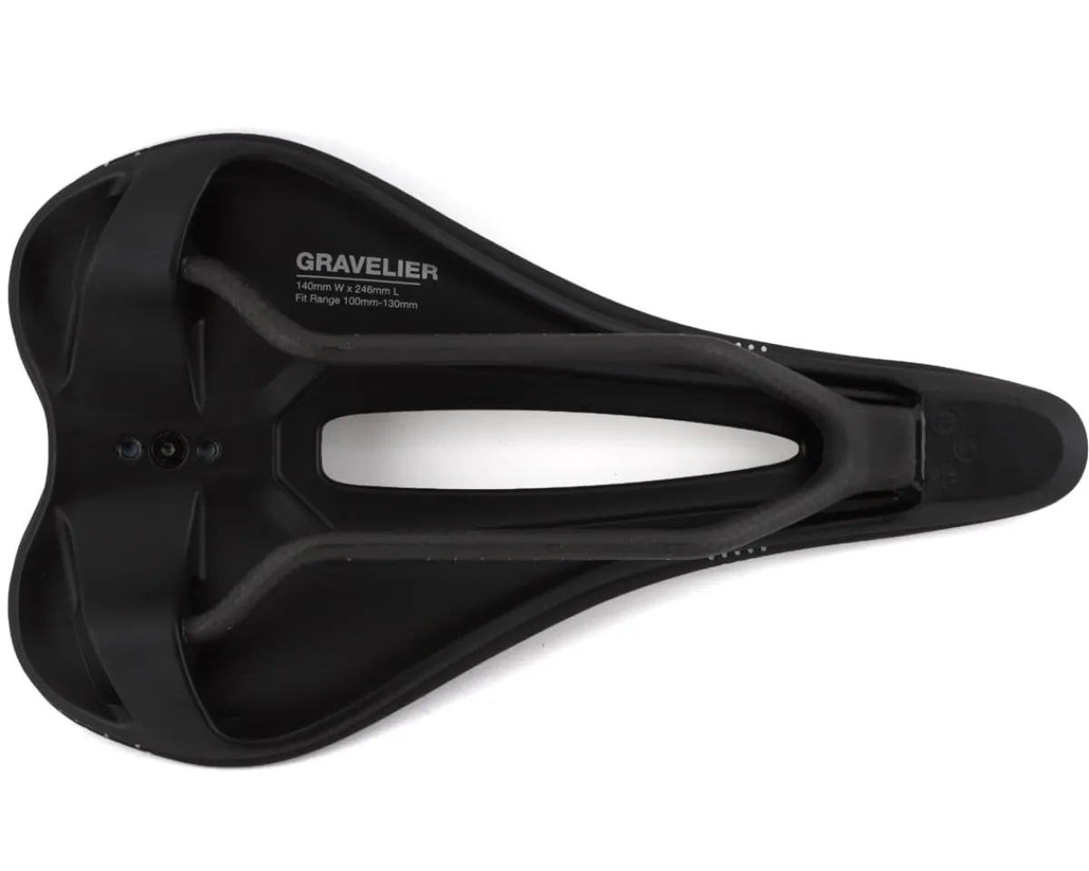 WTB Saddles & Seats|Gravelier Saddle (Black) (Carbon Rails) (140mm)