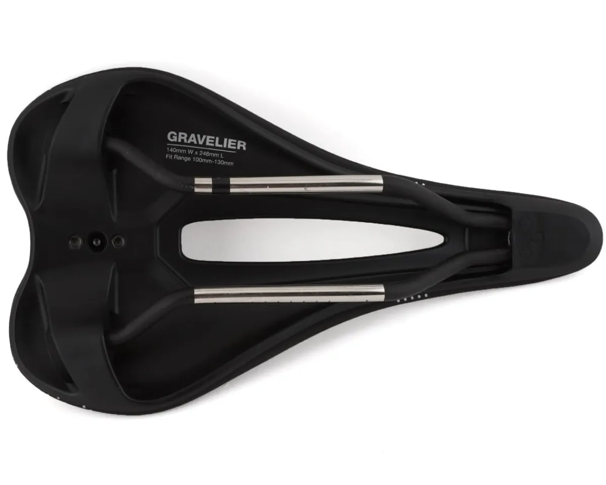 WTB Saddles & Seats|Gravelier Saddle (Black) (Stainless Steel Rails) (140mm)