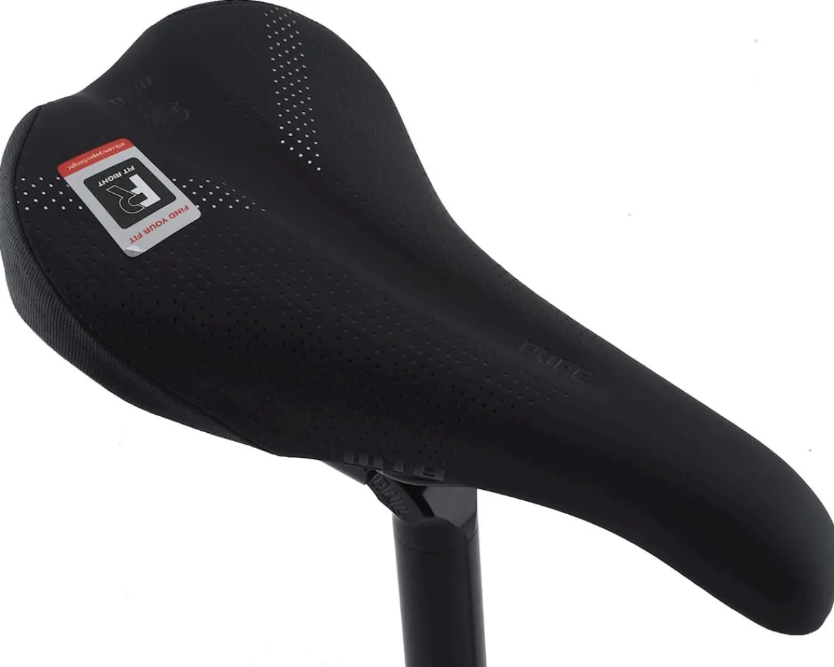 WTB Saddles & Seats|Pure Saddle (Black) (Steel Rails) (Medium) (148mm)
