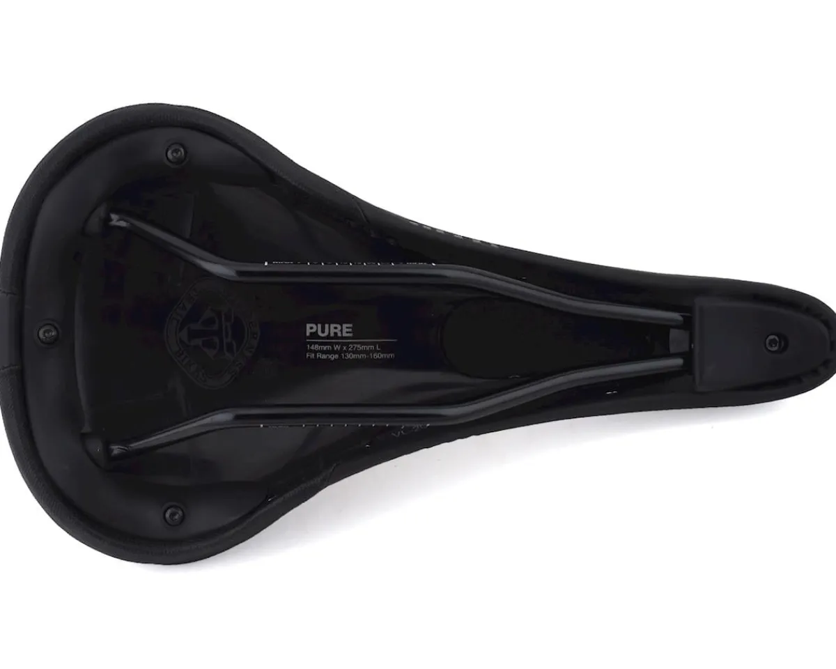 WTB Saddles & Seats|Pure Saddle (Black) (Steel Rails) (Medium) (148mm)