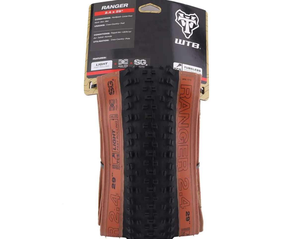 WTB Tires|Ranger Tubeless Mountain Tire (Tan Wall) (29") (2.4") (Light/Fast w/SG2)