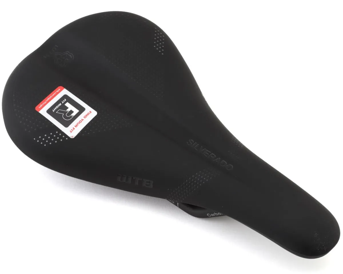 WTB Saddles & Seats|Silverado 265 Fusion Form Saddle (Black) (Carbon Rails) (Medium) (142mm)