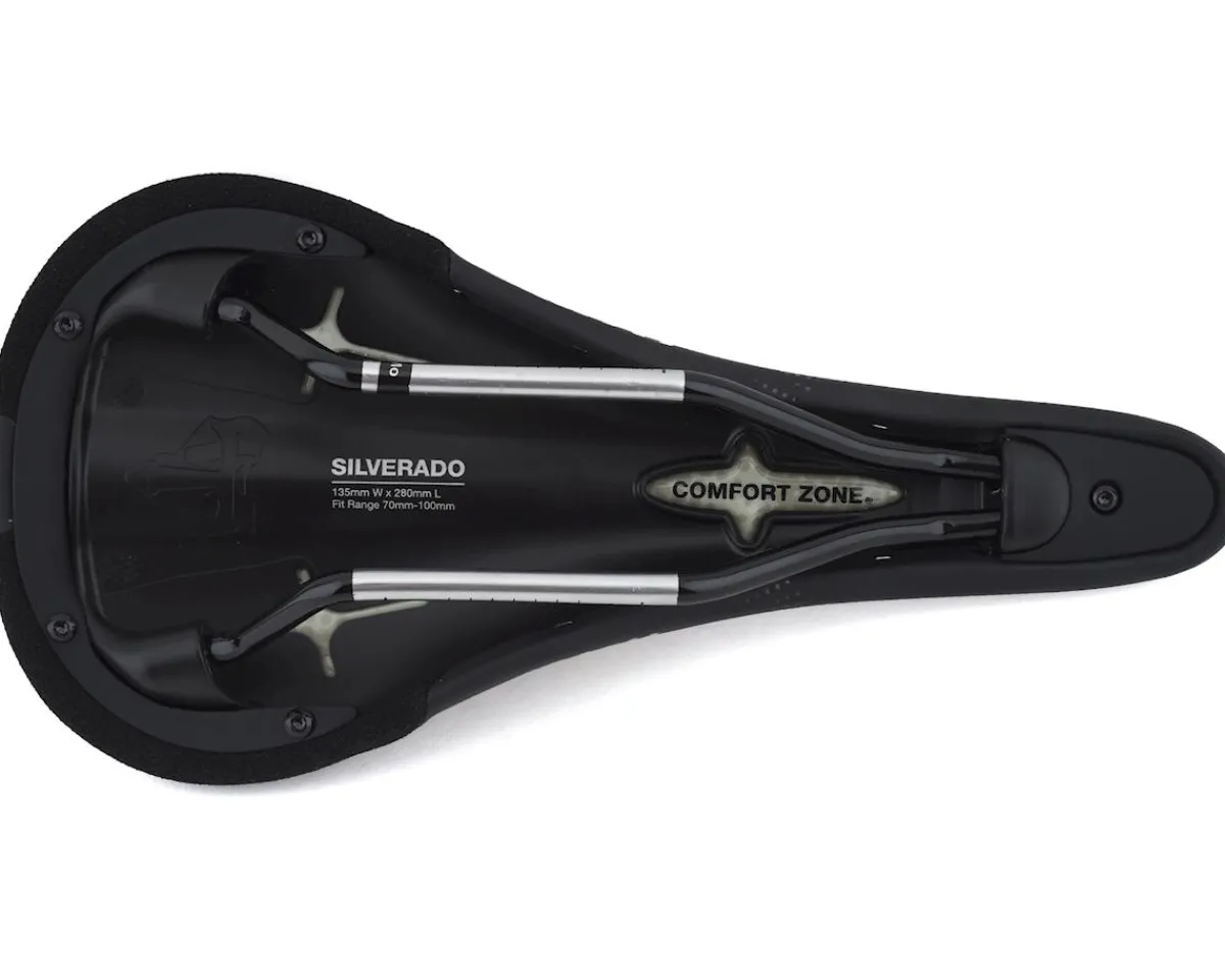 WTB Saddles & Seats|Silverado Saddle (Black) (Chromoly Rails) (Narrow) (135mm)