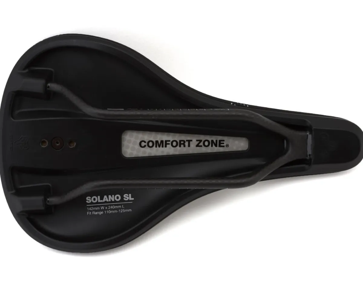 WTB Saddles & Seats|Solano SL Fusion Form Saddle (Black) (Carbon Fiber Rails) (Medium) (142mm)