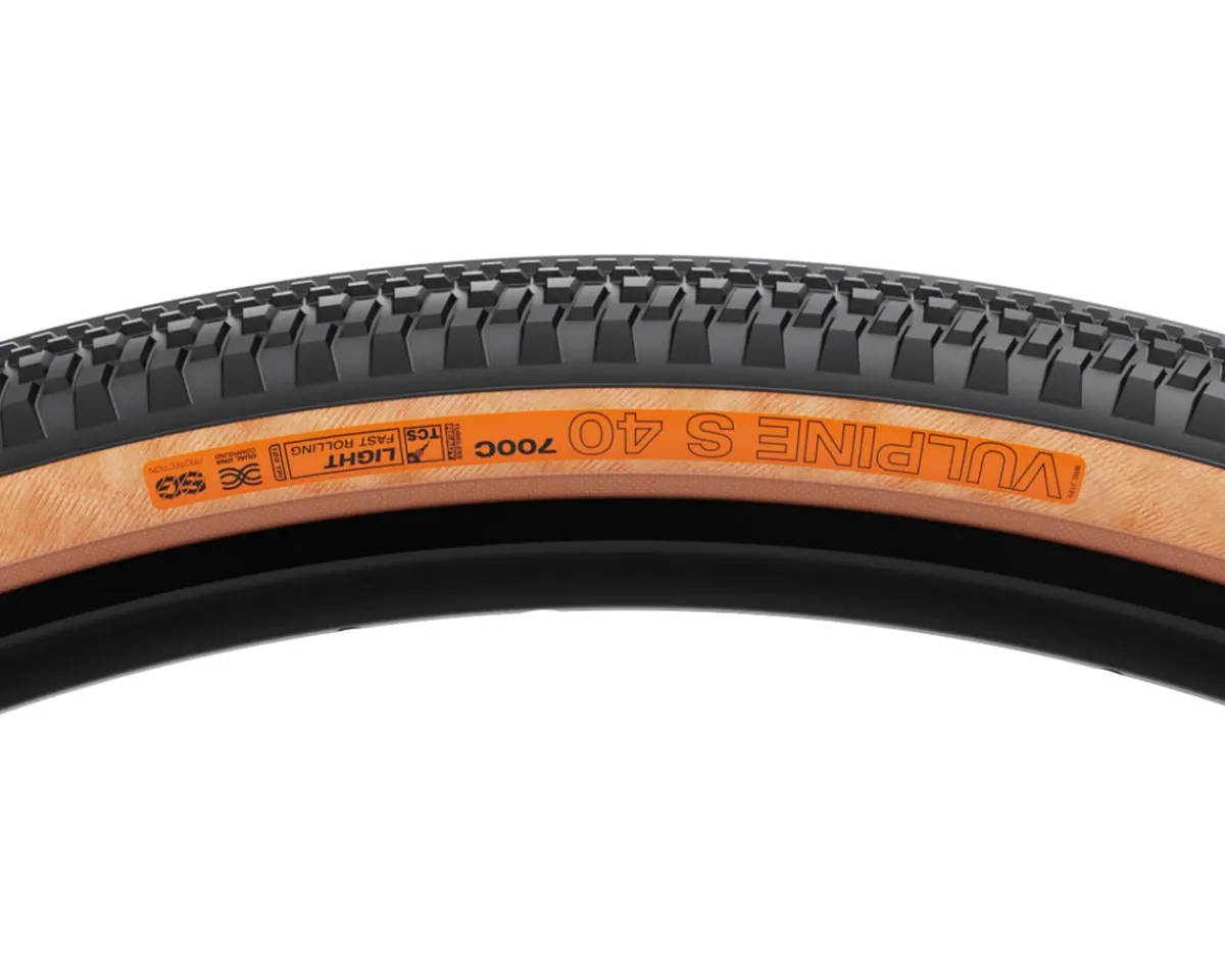 WTB Tires|Vulpine S SG Tubeless Gravel Tire (Tan Wall) (700c) (40mm) (Light/Fast w/SG) (Fast Rolling/Light)
