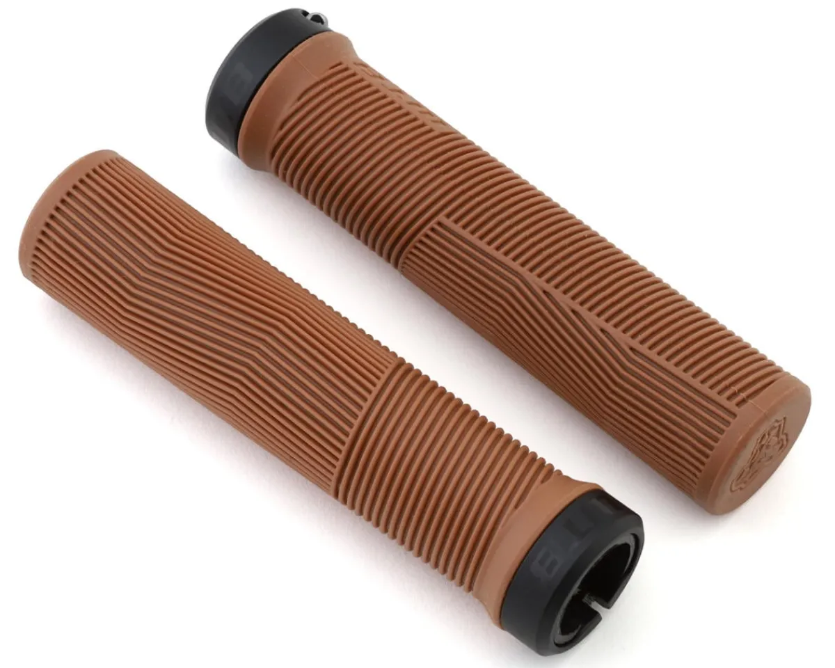 WTB Grips & Handlebar Tape|Wavelength Grips (Tan/Black) (Single Clamp)