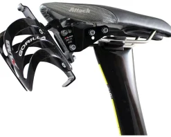 XLAB Bottle Cages & Mounts|Delta 425 Saddle Mount Cage (Black)