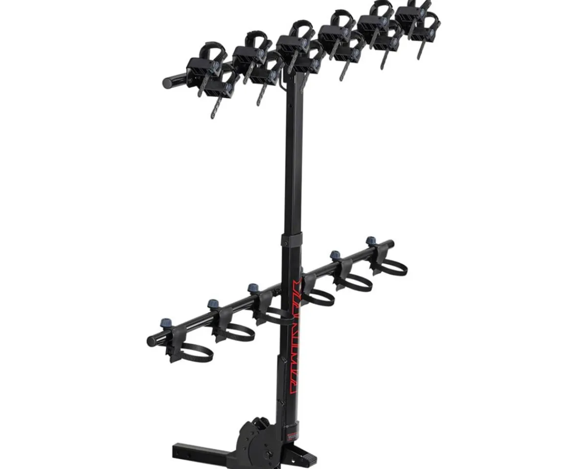 Yakima Vehicle Bike Racks|Holiday Shopping|HangTight 6 Hitch Mount Bike Rack (Black) (6 Bikes) (2" Receiver)