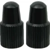 Yokozuna Wheels & Parts|Tire & Tube Accessories|Alloy Presta Valve Caps (Black) (2)