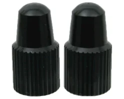 Yokozuna Wheels & Parts|Tire & Tube Accessories|Alloy Presta Valve Caps (Black) (2)