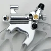 Yokozuna Brakes|Motoko Disc Brake Caliper (Silver) (Mechanical) (w/ 160mm Rotor) (Rear) (Flat Mount)
