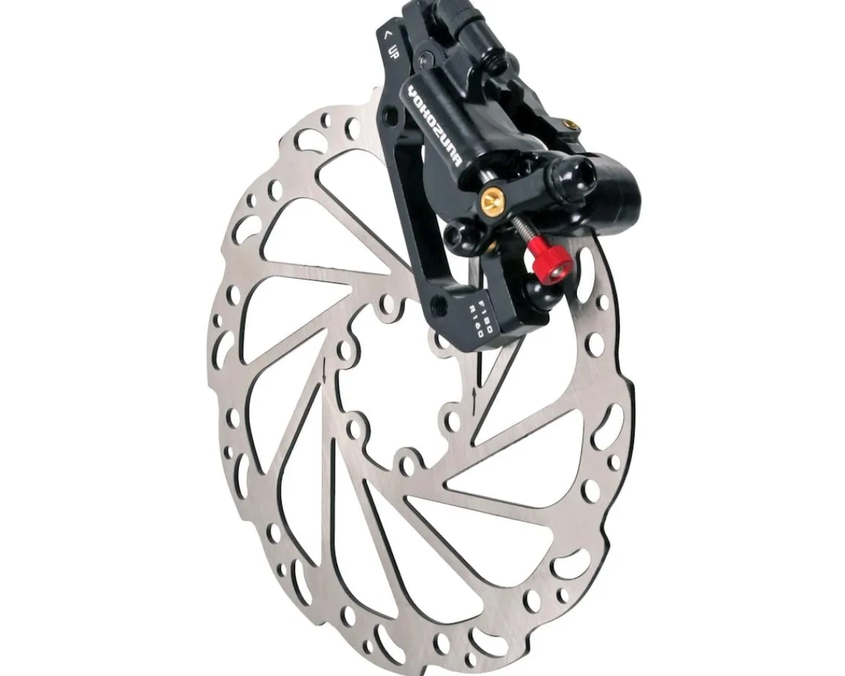 Yokozuna Brakes|Motoko Disc Brake Caliper (Black) (Mechanical) (w/ 160mm Rotor) (Front) (Post Mount)