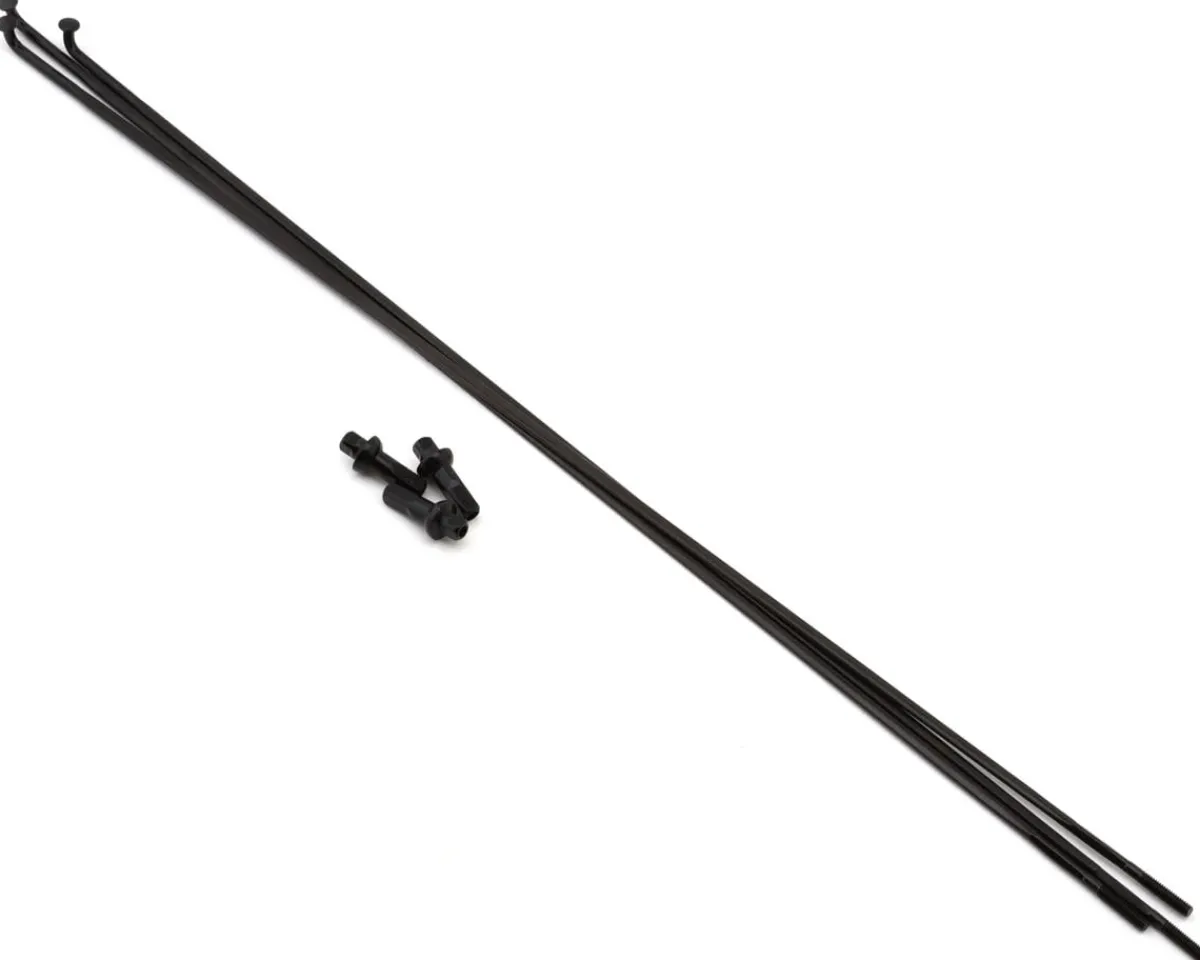 Zipp Wheels & Parts|CX-Sprint Spokes (Black) (Bladed) (J-Bend) (Set of 3) (264mm)