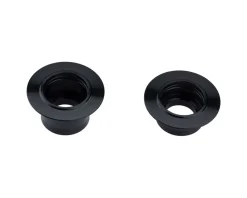 Zipp Wheels & Parts|76 Front Hub End Cap Set (Black) (12 x 100mm) (Thru-Axle) (Centerlock Disc)