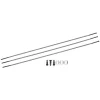 Zipp Wheels & Parts|Sapim Straight Pull Spokes & Nipples (3-pack) (Black) (CX-Ray) (236mm)