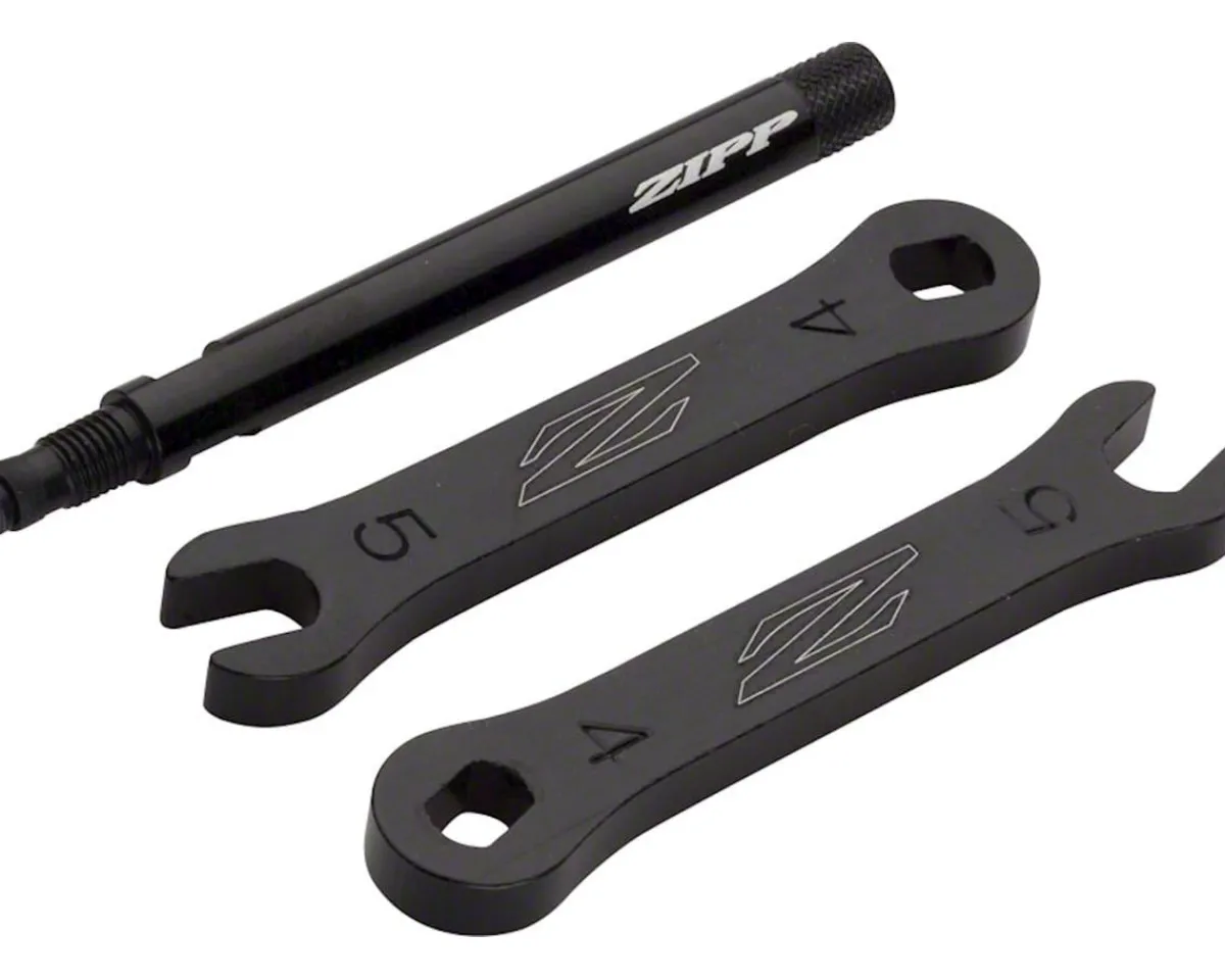 Zipp Tire & Tube Accessories|Tangente Aluminum Knurled Valve Extenders (Black) (Single) (72mm)
