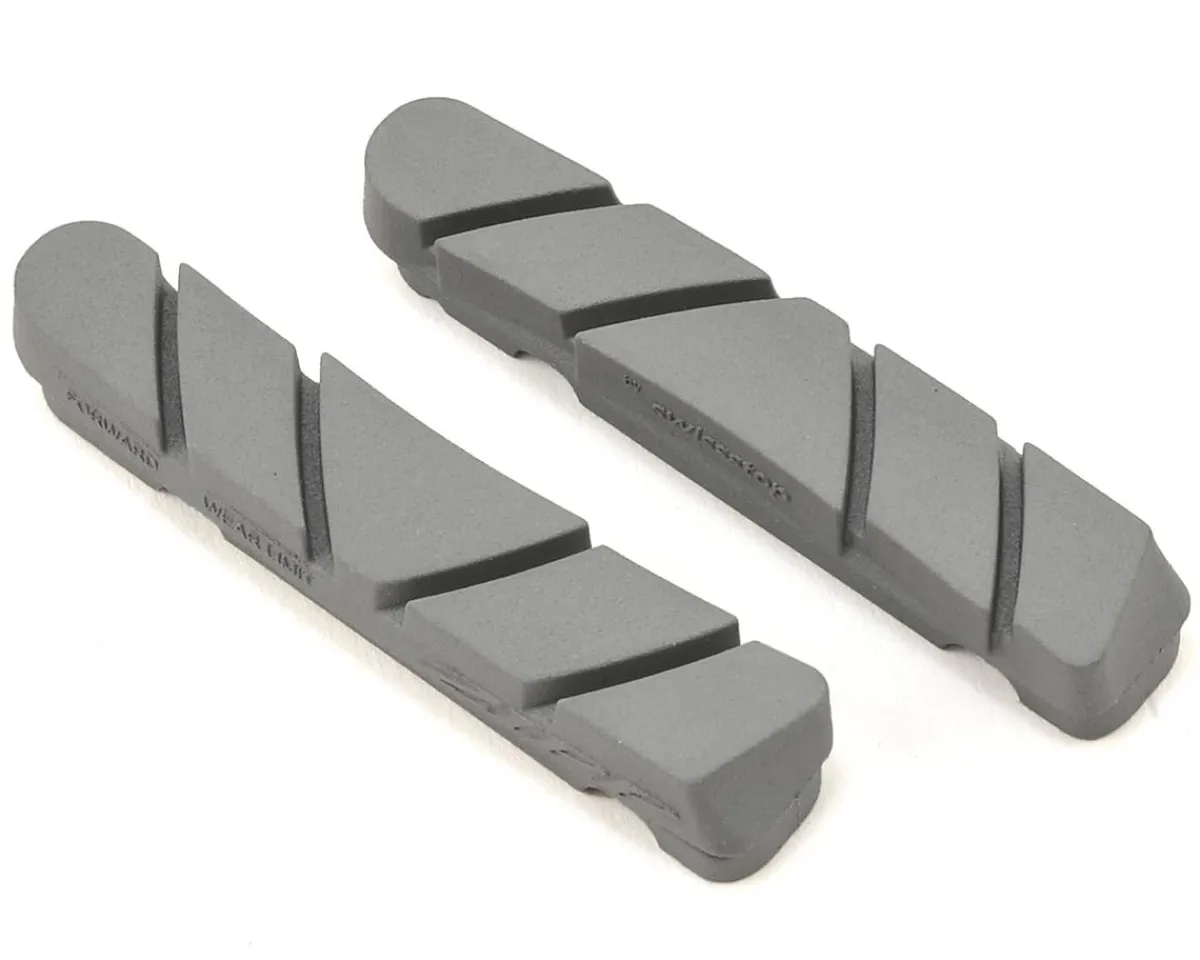 Zipp Brakes|Tangente Platinum Pro Evo Brake Pad Inserts (Grey) (1 Pair) (Shimano/SRAM Holder) (For Carbon Rims)