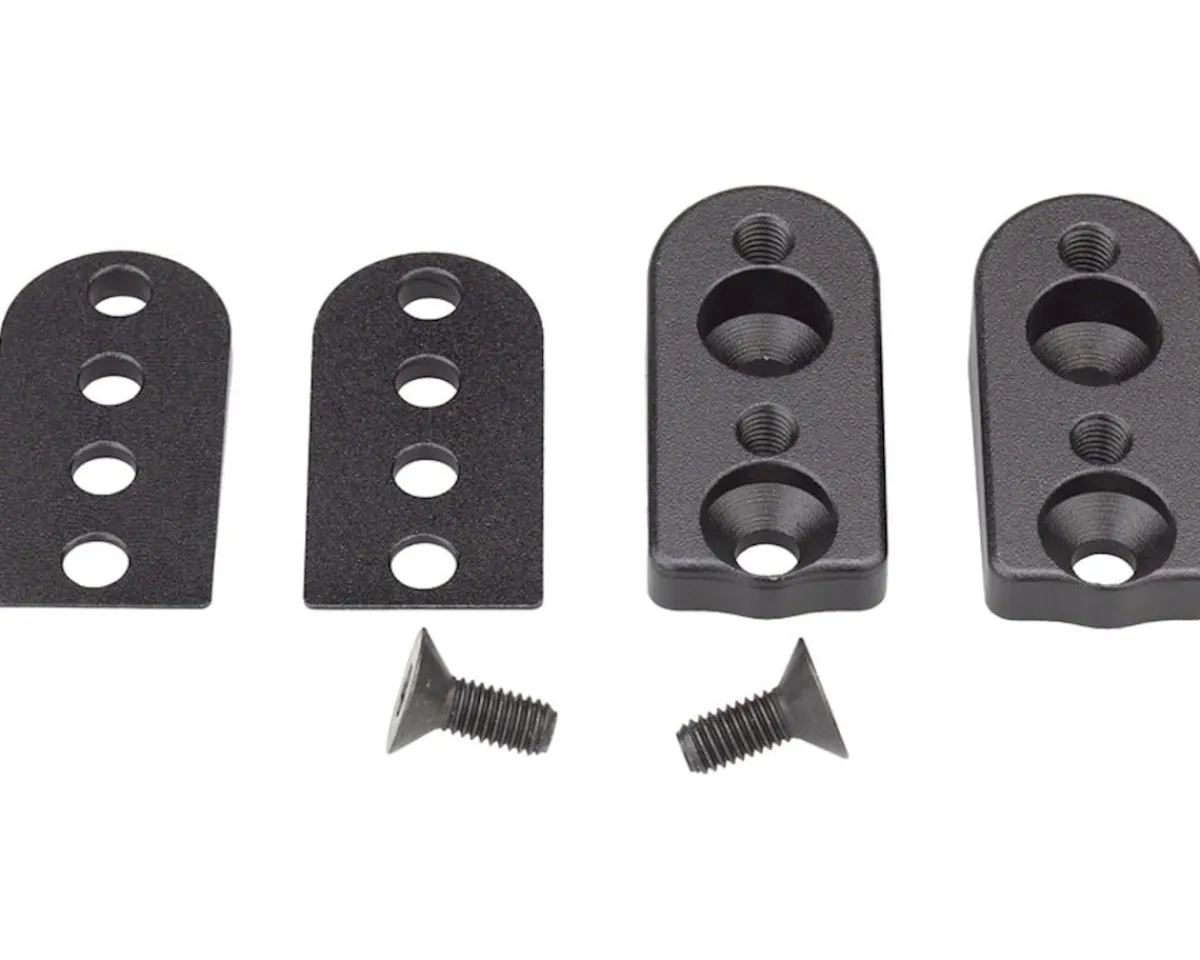 Zipp Handlebars|Vuka Aero C1 Armrest Angle Wedge Kit (Black) (w/Bolt) (2018+) (5°/0° Wedges)
