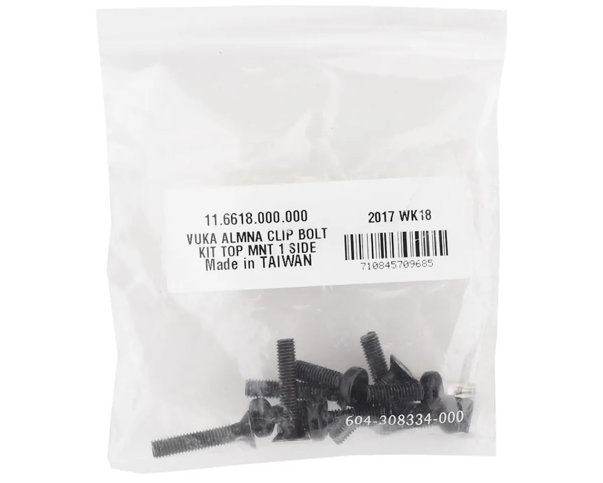 Zipp Handlebars|Vuka Alumina Clip-on Bolt Kit (Top Mount/1 Side)