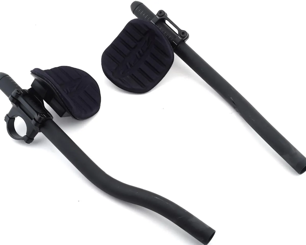 Zipp Handlebars|Vuka Clip Aerobars w/ Alumina Race Extensions (Black) (31.8mm) (Above Bar Mount)
