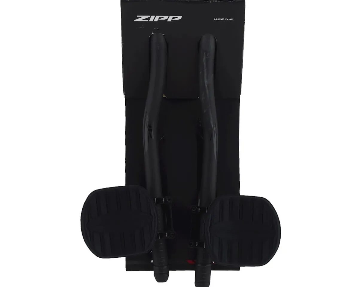 Zipp Handlebars|Vuka Clip Aerobars w/ Alumina Evo 70 Extensions (Black) (31.8mm) (Above Bar Mount)