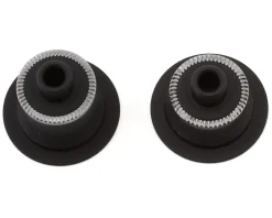 Zipp Wheels & Parts|ZR1 Hub Conversion Cap Set (Black) (Front) (Quick Release) (CenterLock Disc)
