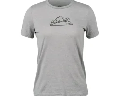 ZOIC Women'S|Casual Clothing|Bike Life Women's Tee (Heather Grey) (L)
