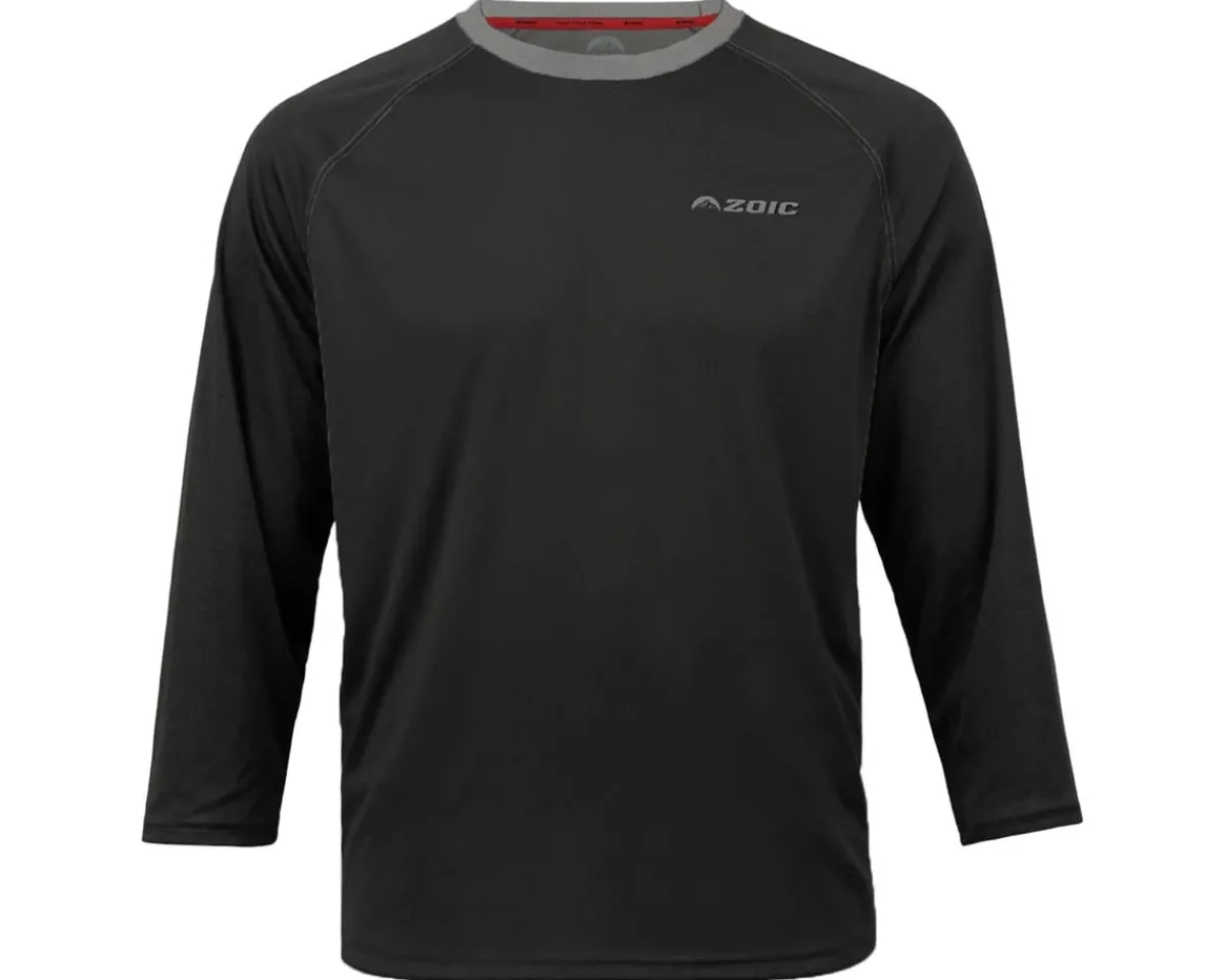ZOIC Jerseys|Dialed 3/4 Sleeve Jersey (Black) (L)