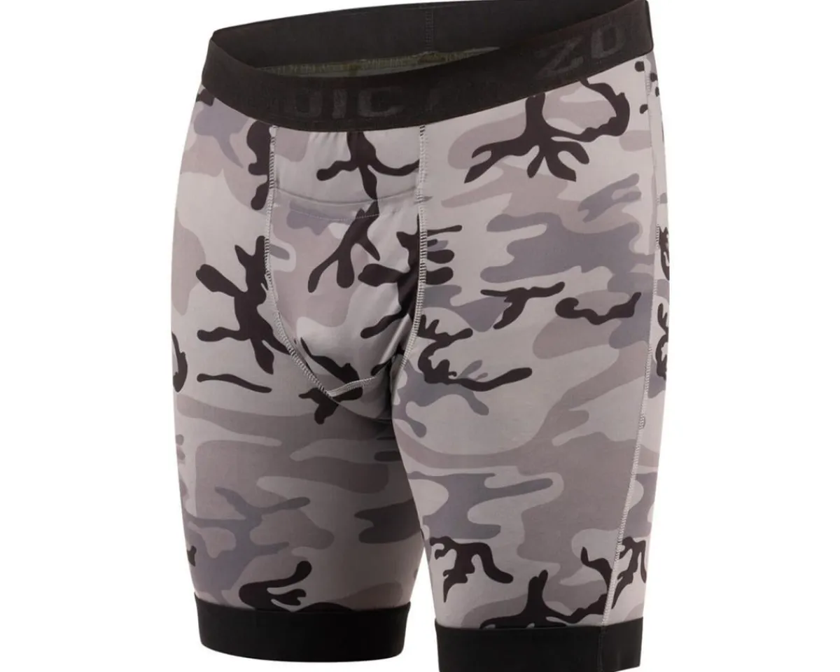 ZOIC Clothing Sale|Shorts & Bibs|Premium Print Liner Shorts (Grey Camo) (S)