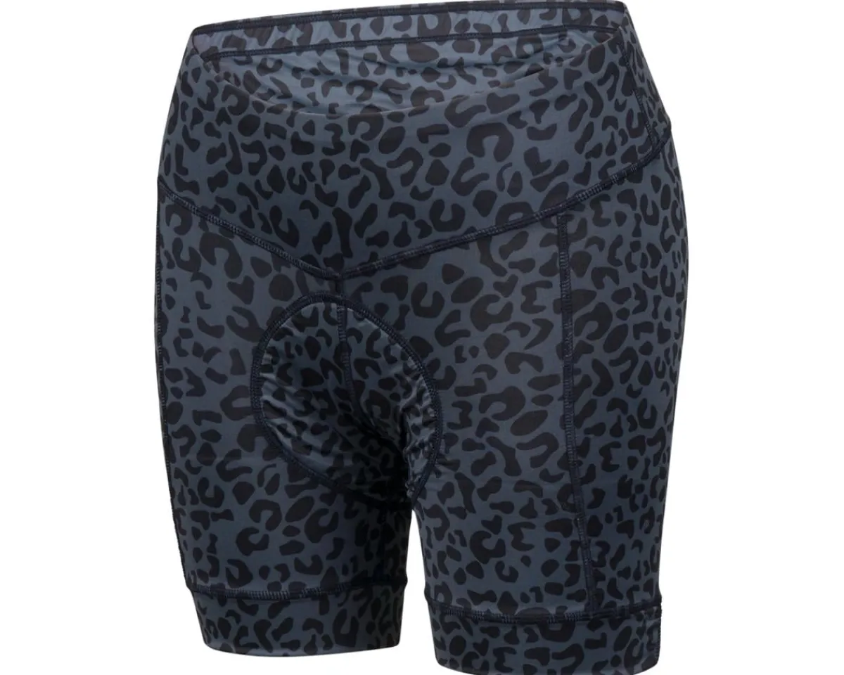 ZOIC Women'S|Shorts & Bibs|Women's Premium Printed Liner Short (Black Cheetah) (M)